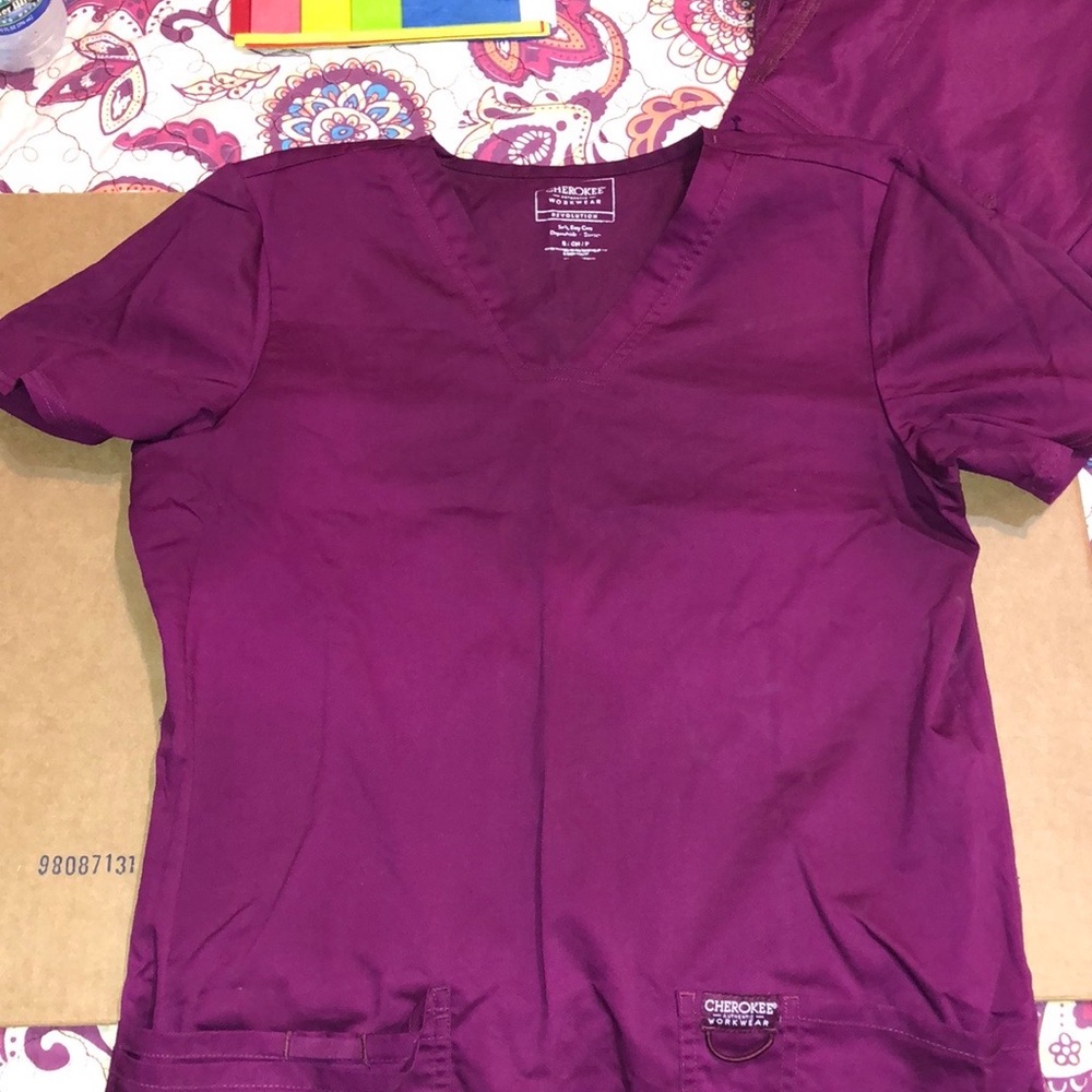 Cherokee Workwear Collection Scrub Set - Picture 3 of 5